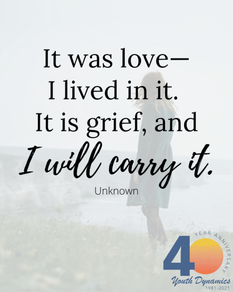 It Hurts. 11 Quotes on Grief & Loss • Youth Dynamics | Mental Health ...